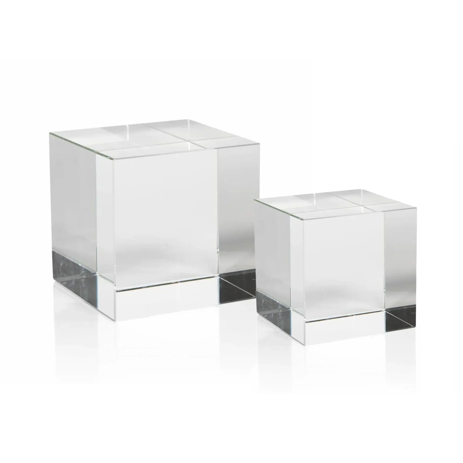 Crystal Glass Cube | Modern Locke