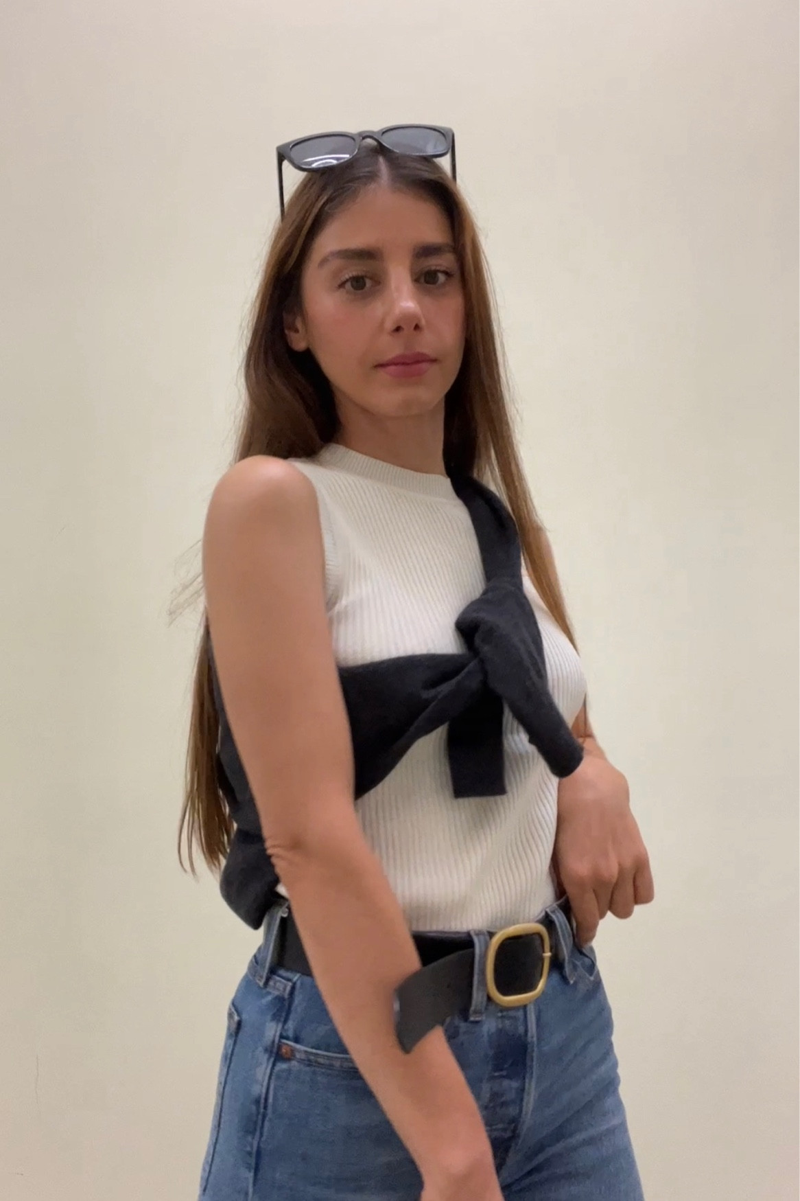 Everyday outfit, layered outfit, fall outfit, jeans and white shirt, preppy outfit 

#LTKstyletip #LTKSeasonal