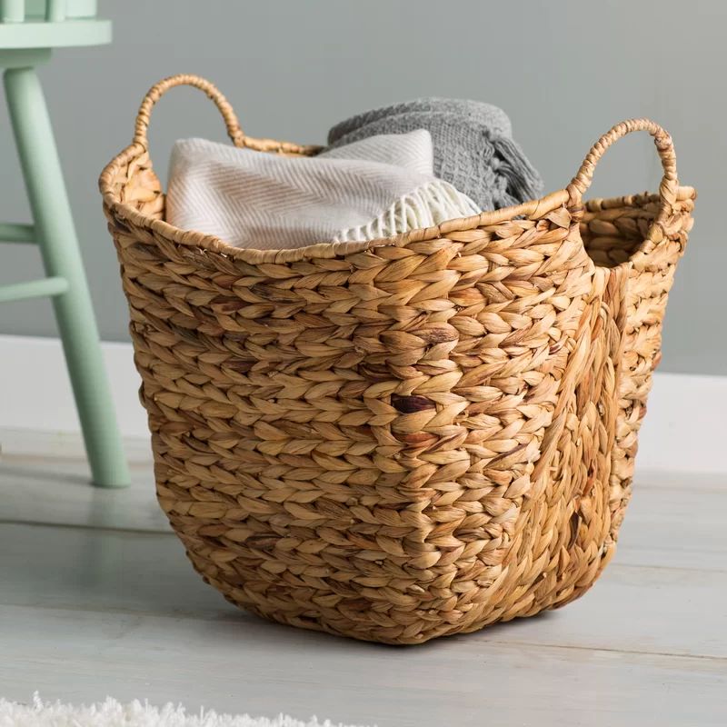 Rosalyn Water Hyacinth Wicker Basket | Wayfair Professional