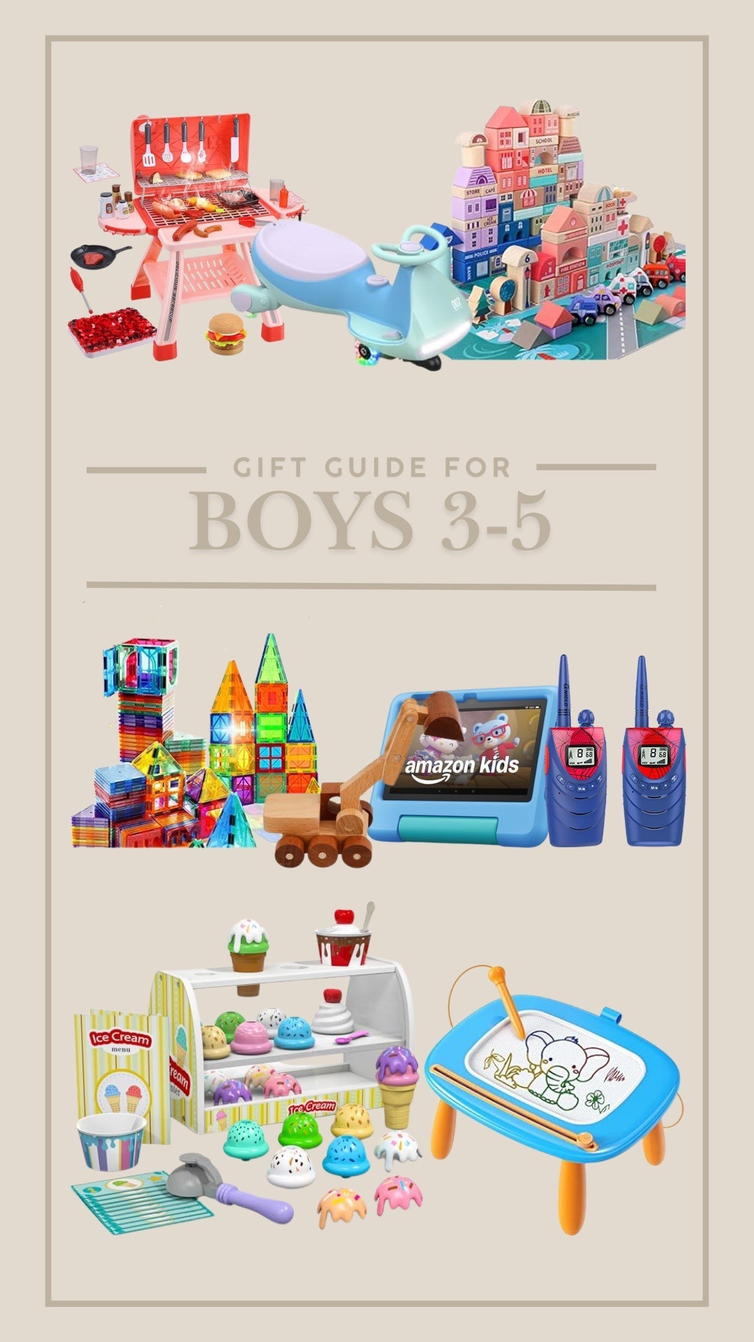 Gift Guide for Boys 3-5

#LTKBaby #LTKKids #LTKGiftGuide