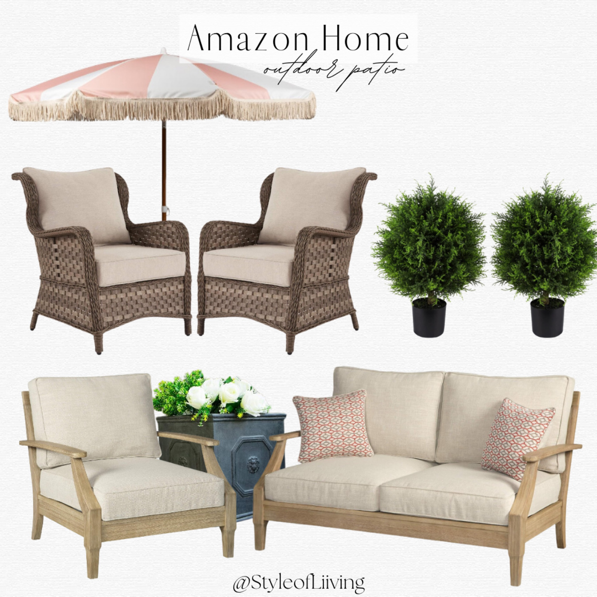 Outdoor patio furniture #founditonamazon #amazonhome

#LTKSeasonal #LTKhome #LTKstyletip