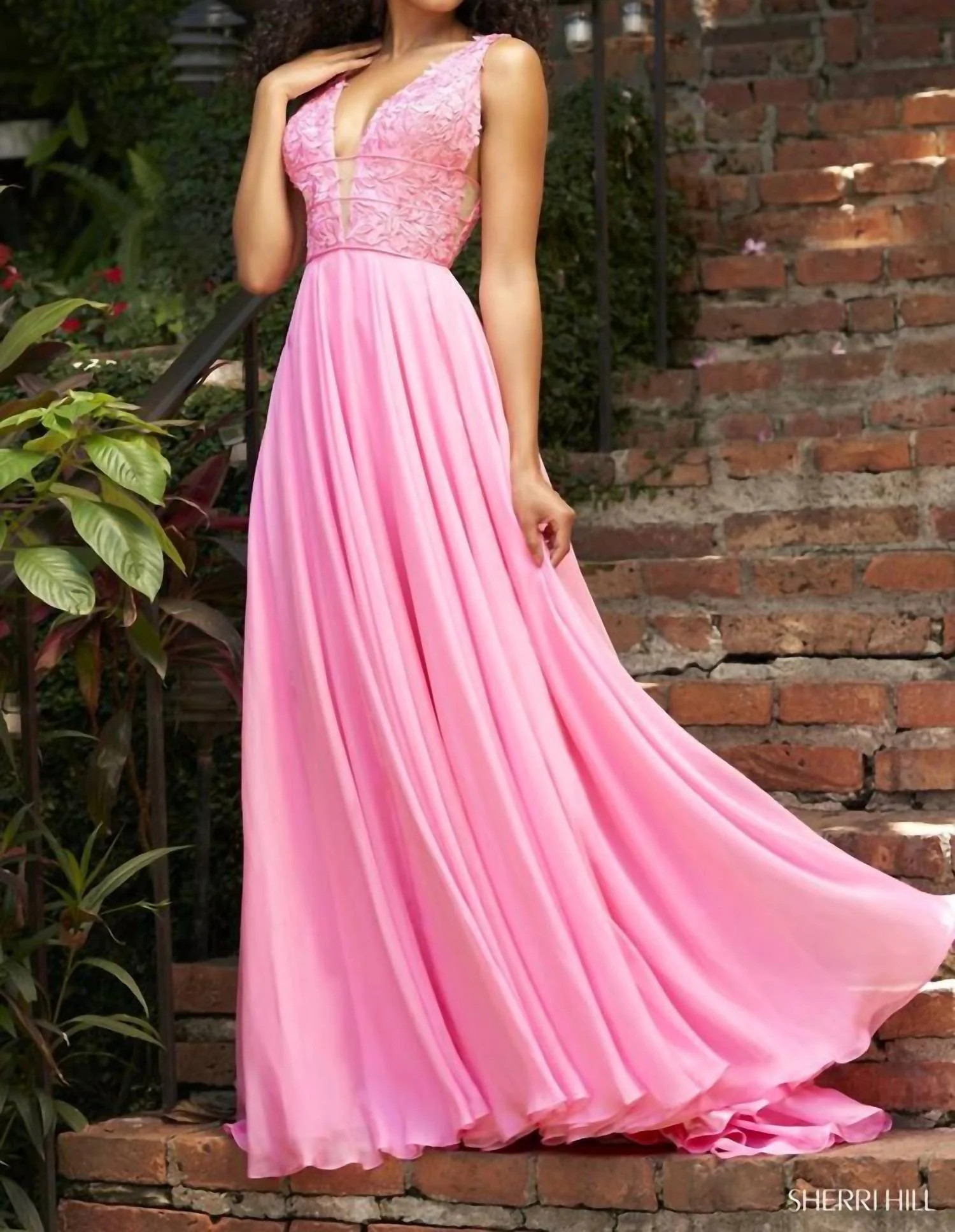 Pink Prom Dress In Bright Pink | Shop Simon