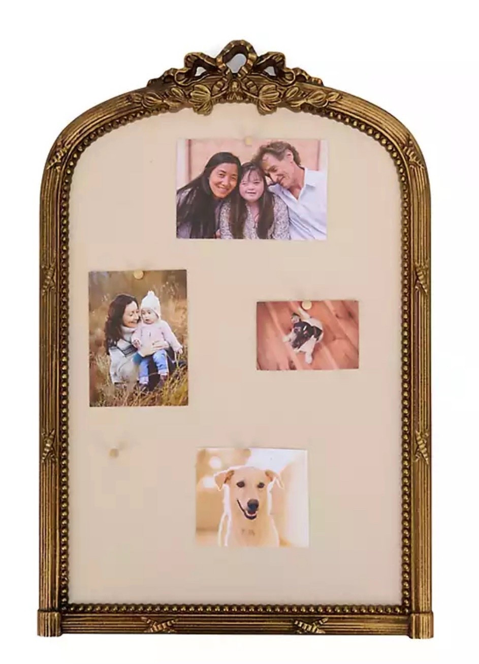 Gold Bow Arched Pinboard

#LTKHome #LTKCyberWeek #LTKHoliday