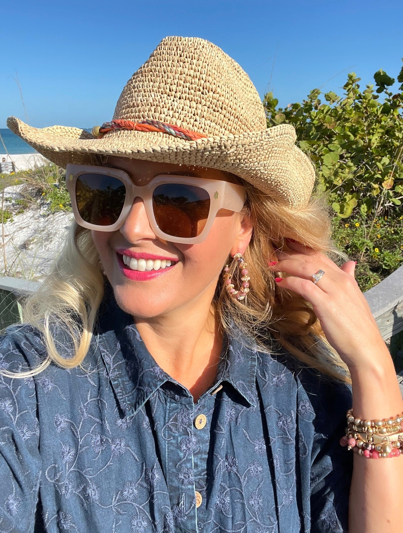 Great accessories for spring and summer!

Hat, Sunglasses, Earrings, Bracelets 


#LTKSeasonal #LTKOver40 #LTKMothersDay #LTKU #LTKTravel #LTKgrwm #LTKootd #LTKMidsize #LTKSwim #LTKFestival