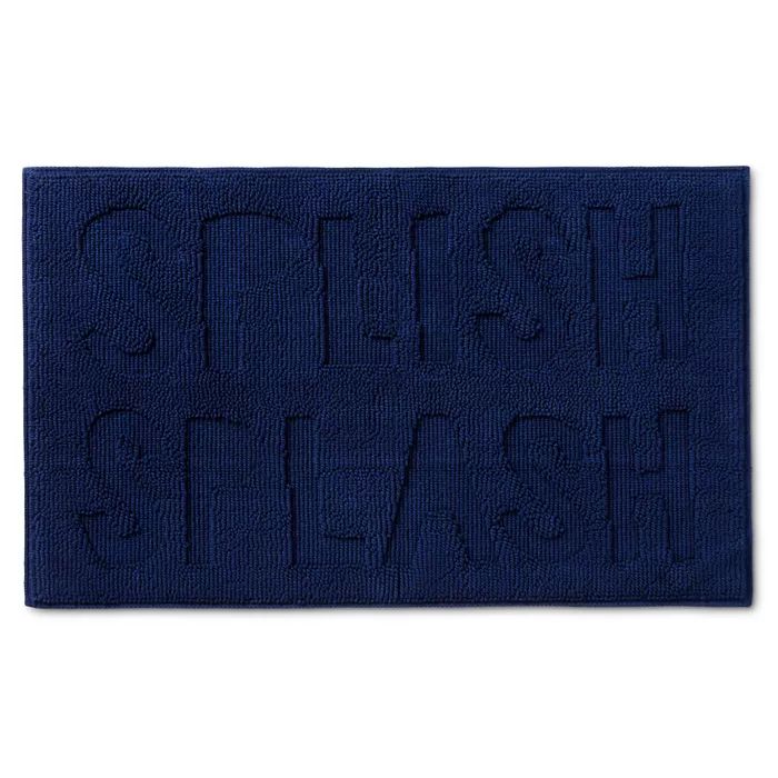 20"x34" Woven Splish Splash Bath Mat Blue - Pillowfort™ | Target