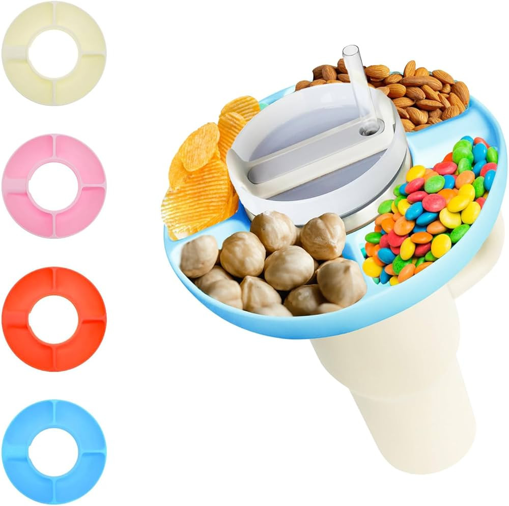 DMTINTA Snack Bowl for Stanley 40 oz Tumbler with Handle Tumbler Snack Tray Compatible with Stanl... | Amazon (US)