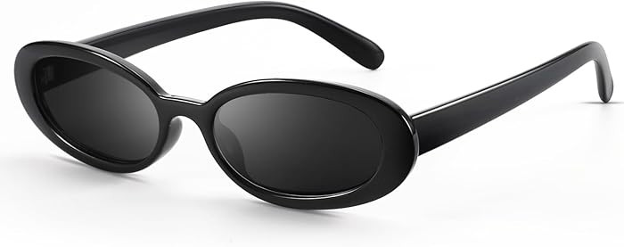 DANAMY Sunglasses Womens Retro Oval Sunglasses for Women Men Fashion Small Oval Sun Glasses 90s V... | Amazon (US)