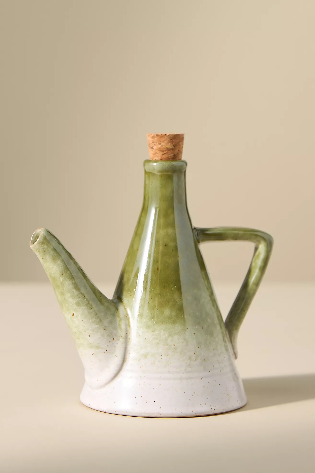 Allegra Stoneware Spout Olive Oil Cruet | Anthropologie (US)