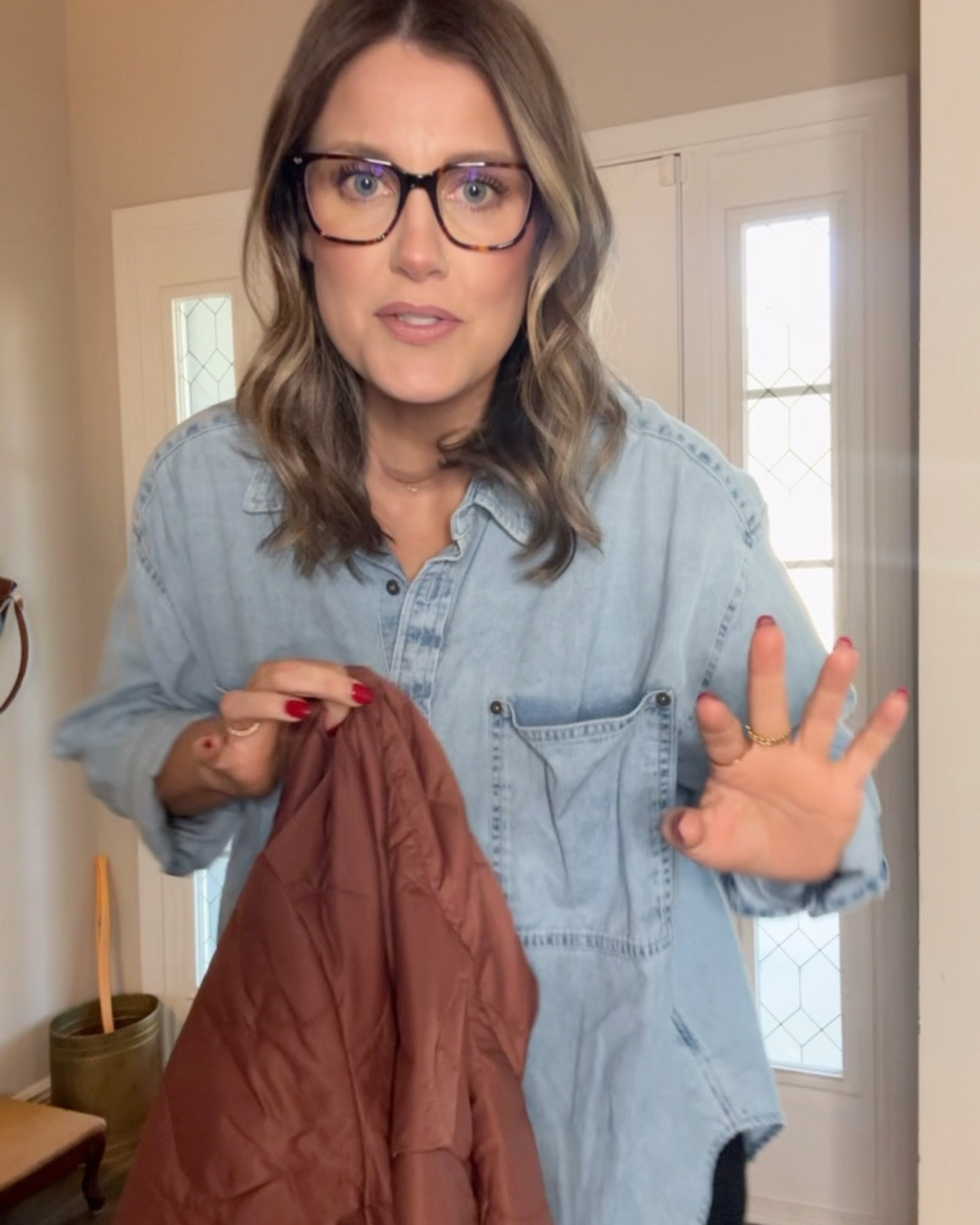 Wearing a medium in the puffer jacket 

#LTKStyleTip #LTKFindsUnder100