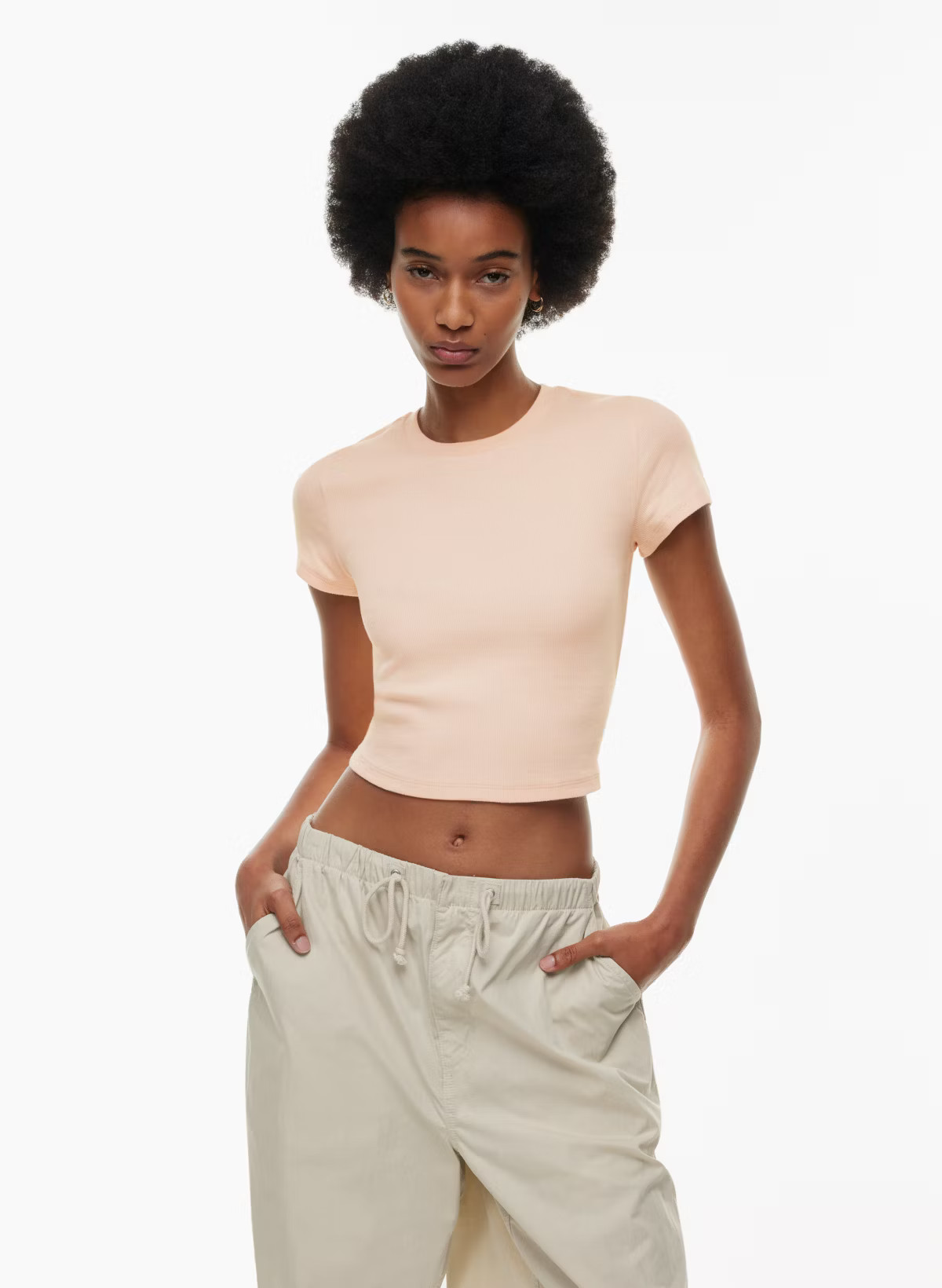 HOMESTRETCH™ CREW WAIST T-SHIRT | Aritzia