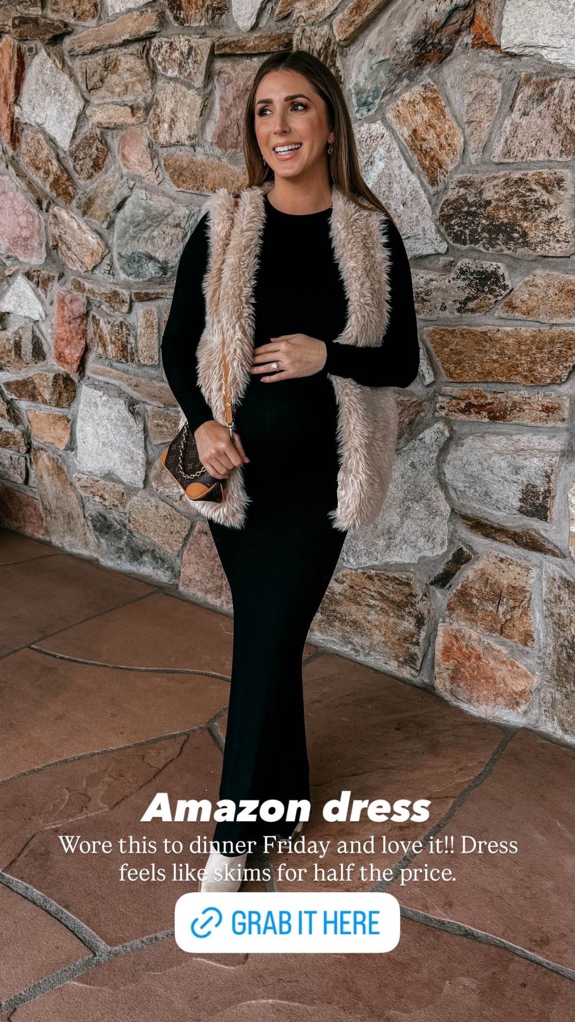 Wore this to dinner Friday and love it!! Dress feels like skims for half the price.  Amazon dress