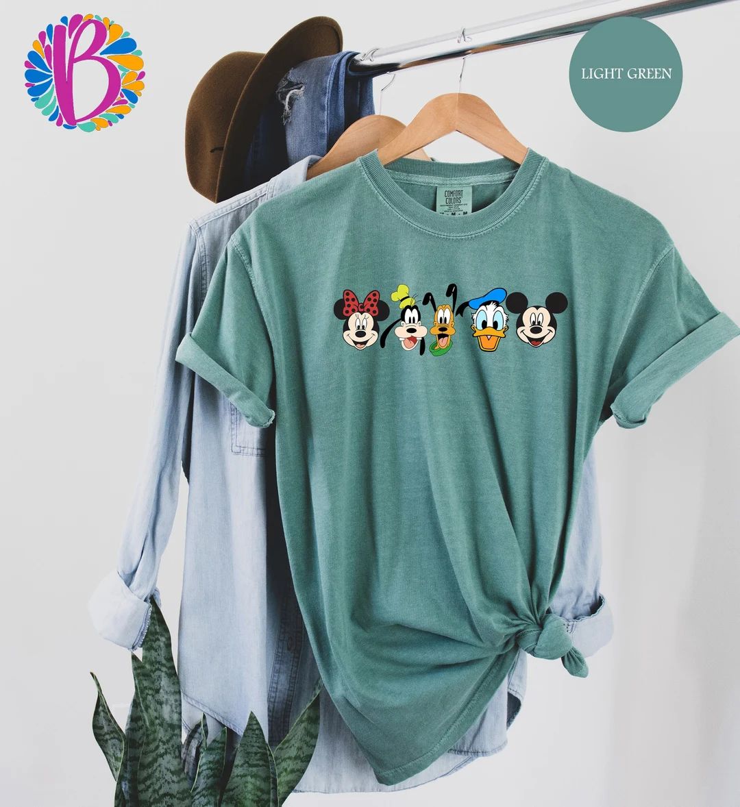 Mickey and Friends Shirt, Comfort Colors Shirts, Mickey Mouse Shirt, Disney World Shirt, Mickey a... | Etsy (US)