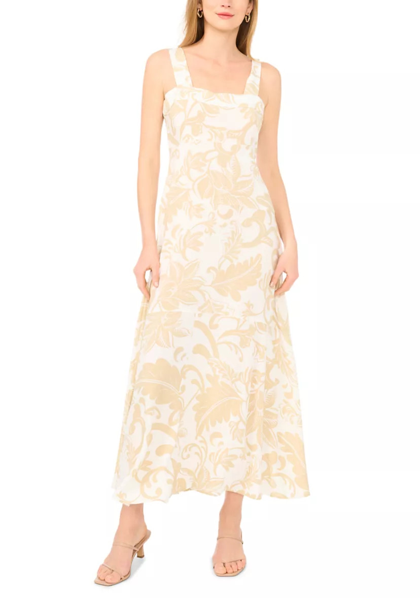 Women's Sleeveless Square Neck Paisley Dress | Belk