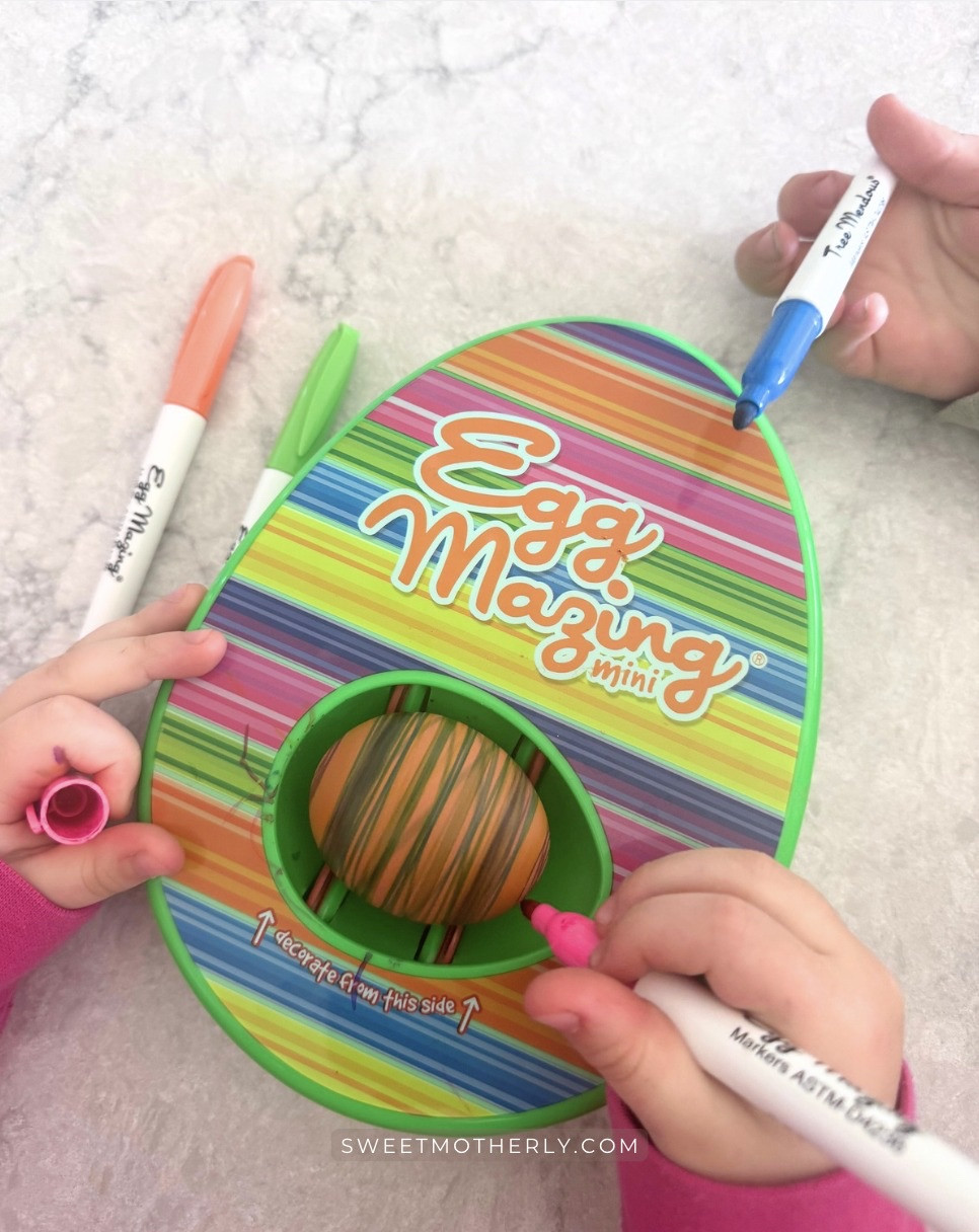 Mess free egg decorating kit on sale now!

Easter basket toys and games
Colorful egg hunt supplies
Bunny themed pajamas
Easter craft kits for kids
Chocolate bunnies and candy treats
Pastel spring outfits for kids
Easter storybooks and bedtime books
Kids bunny slippers and accessories
Egg decorating kits and dye sets
Easter basket stuffers and small toys

#LTKSaleAlert #LTKSeasonal #LTKKids