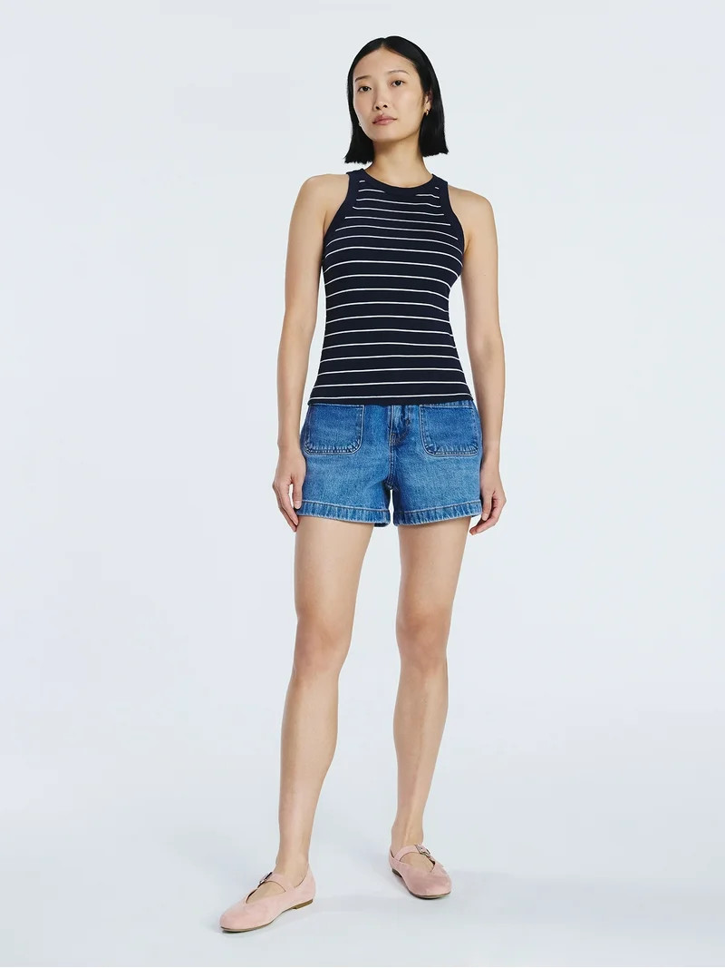 Free Assembly Women's Cutaway Tank Top, Sizes XS-XXL | Walmart (US)