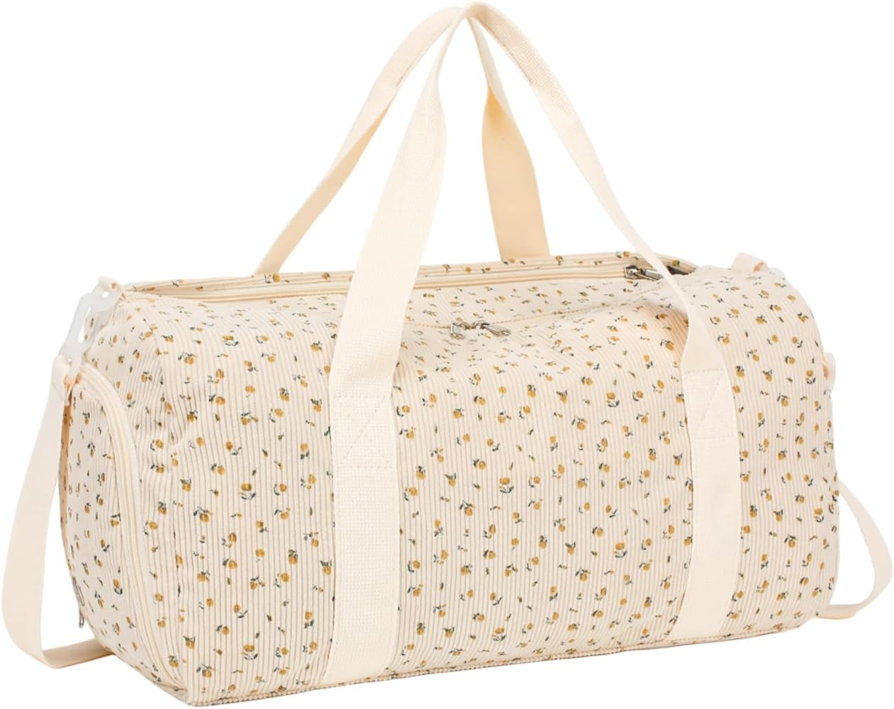 Duffle Bag for Gym Sports Women Girls Workout Travel Bag Weekender with Shoe Compartment and Wet ... | Amazon (US)