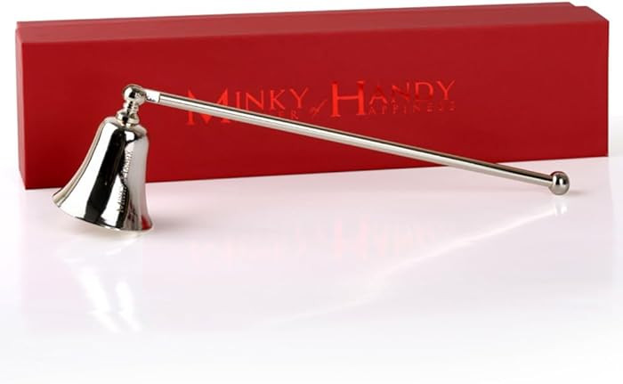 MINKY HANDY Candle Snuffer Accessory - Brass Design - Safely Extinguish Candle Flames - Home Deco... | Amazon (US)