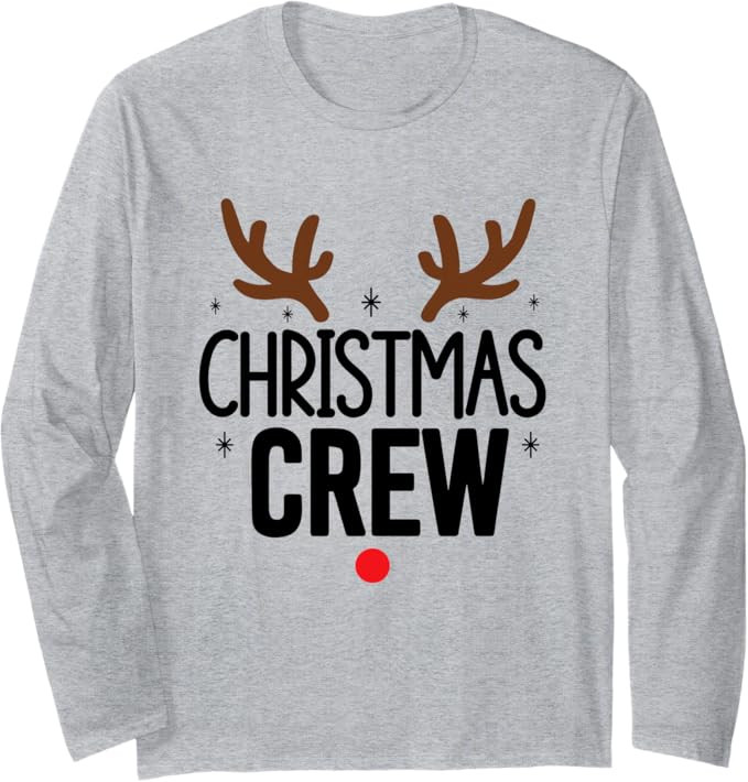 Christmas Crew Festive Making Memories Together Long Sleeve T-Shirt | Amazon (US)
