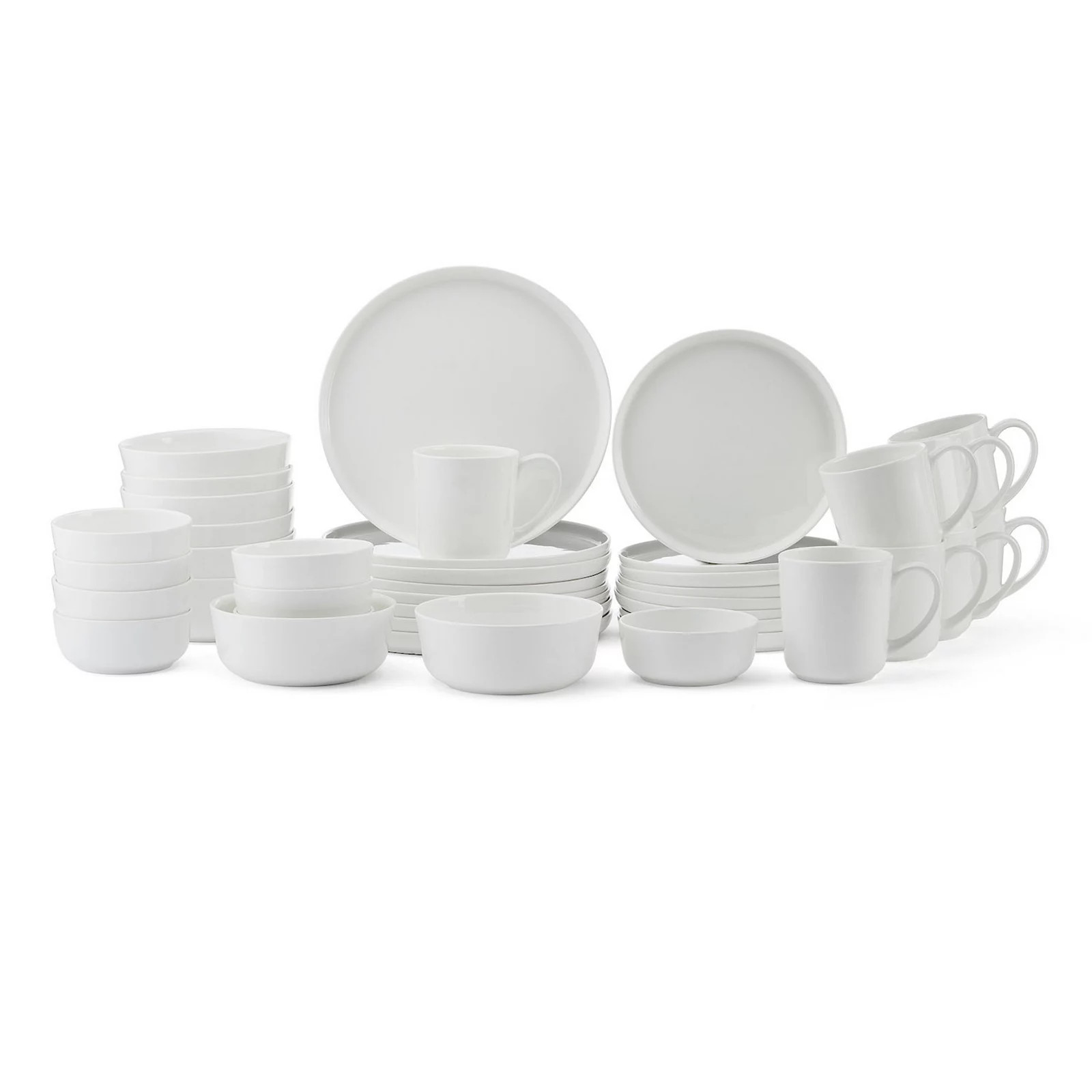 Mikasa Samantha 40-Piece Dinnerware, White | Kohl's