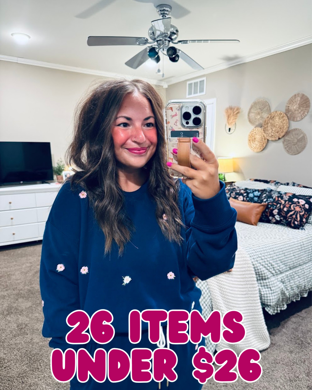 Today’s 26 under $26 is here! 🙌 Lots of cute, affordable finds—including this darling floral sweatshirt! 🌸💙 Everything is linked and under $26! 🛍️ 

 #LTKSaleAlert