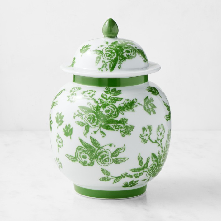 Green Ginger Jar, Rose | Williams-Sonoma