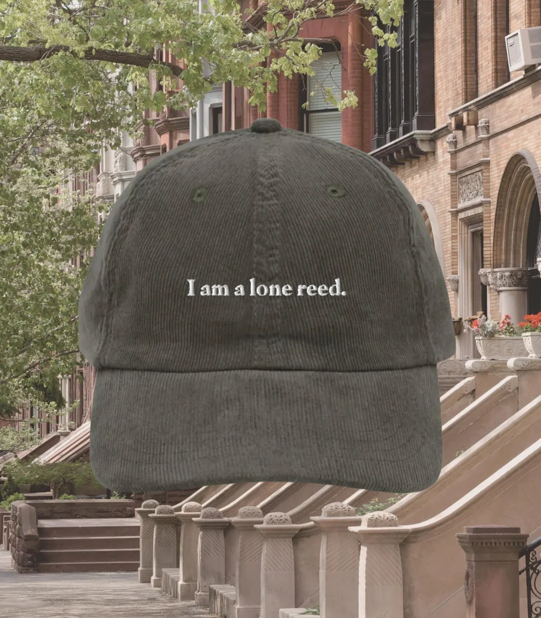 I am a lone reed Corduroy Dad Hat * Nora Ephron You've Got Mail * Kathleen Kelly Joe Fox NY152 * ... | Etsy (US)