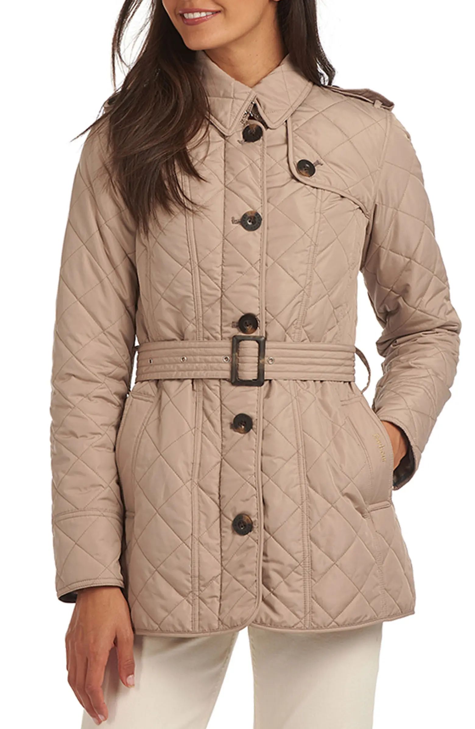 Barbour Tummel Belted Quilted Jacket | Nordstrom | Nordstrom Canada