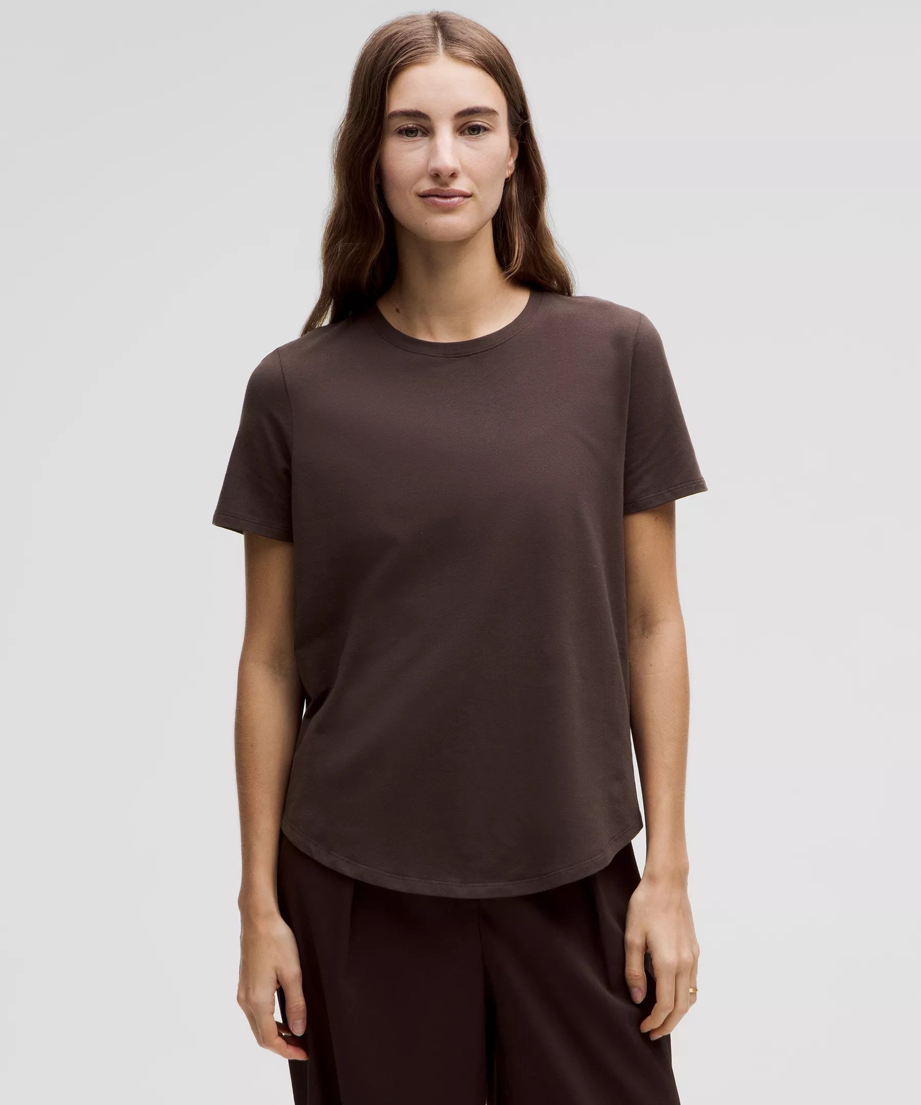 Love Curved-Hem Crewneck T-Shirt | Lululemon (US)