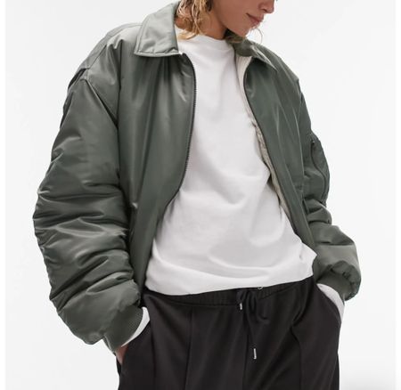 Bomber jacket for under $50. Sale on sale!! And so stylish y’all 

#LTKfindsunder50 #LTKSpringSale #LTKsalealert