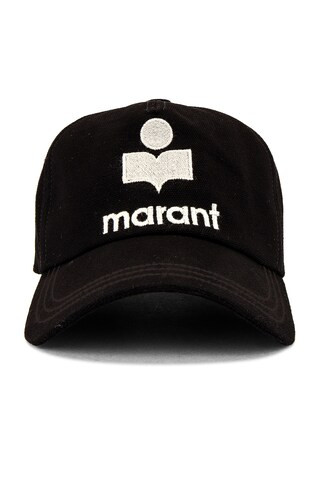 Isabel Marant Tyron Hat in Black & Ecru from Revolve.com | Revolve Clothing (Global)