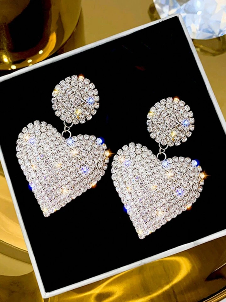 2024 New Arrival European And American Style Fashion Show Personality Exaggerated Vintage Rhinest... | SHEIN