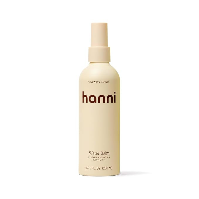 HANNI Water Balm Hydrating Body Mist | Wildwood Vanille, 6.76 Fl Oz | Amazon (US)