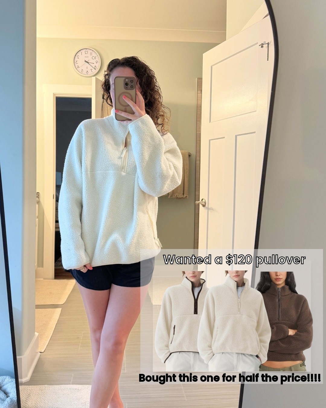Amazon pull over that looks like the $120 option, but for less than half the price!! #amazon #falltransition #athleisure #wfh

#LTKootd #LTKSaleAlert