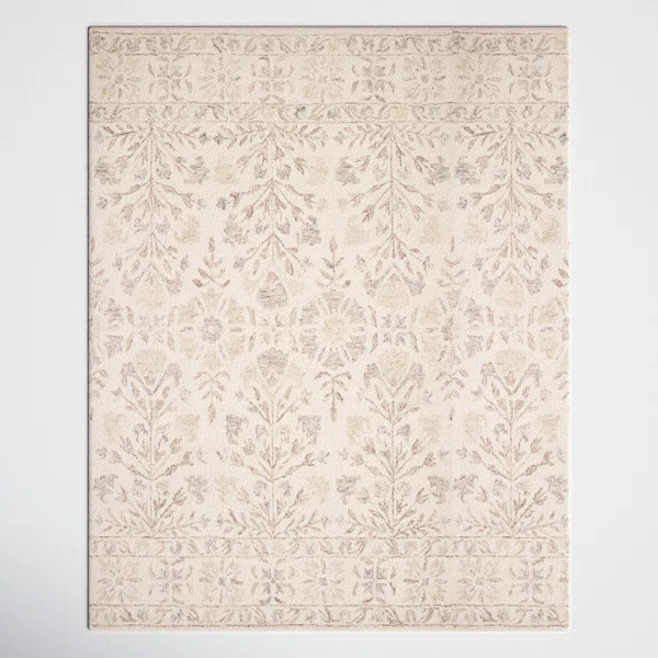 Aden Wool Ivory/Neutral Rug | Wayfair North America