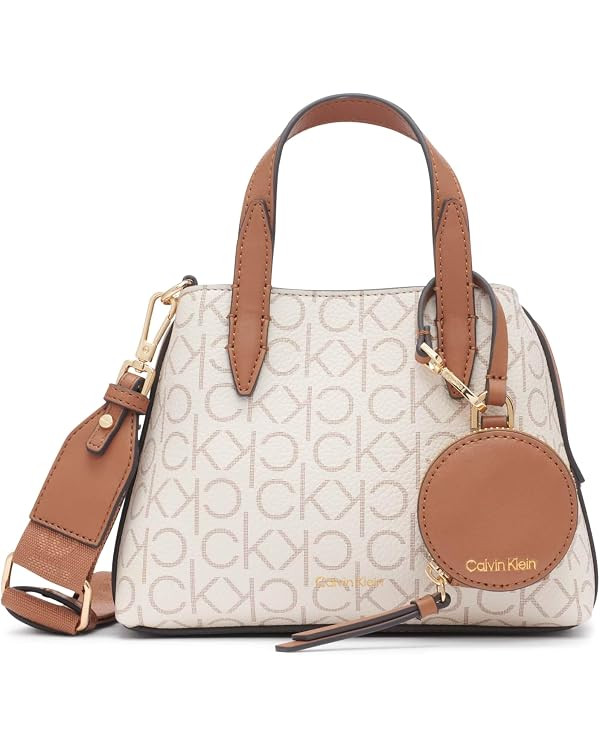 Calvin Klein Women's Millie 2 in 1 Triple Compartment Mini Satchel Crossbody | Amazon (US)