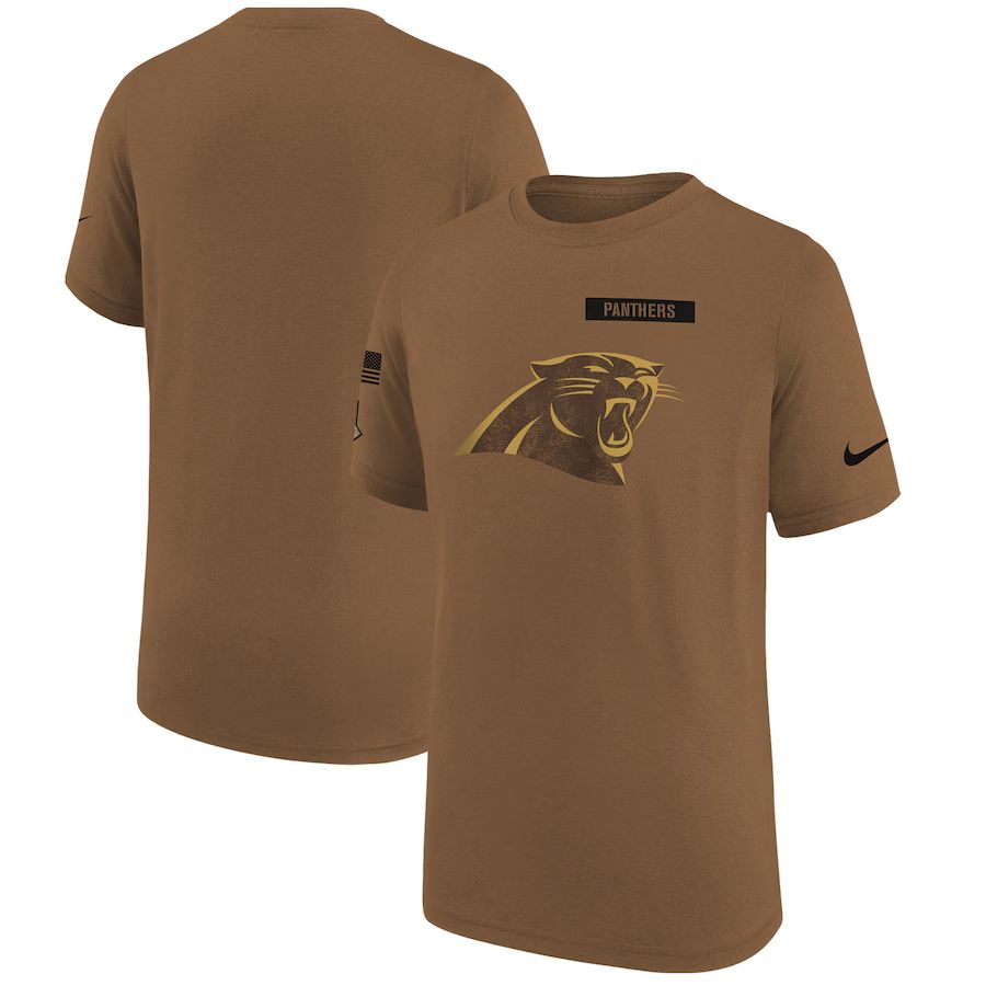 Carolina Panthers Nike Youth 2023 Salute to Service Legend T-Shirt - Brown | Fanatics
