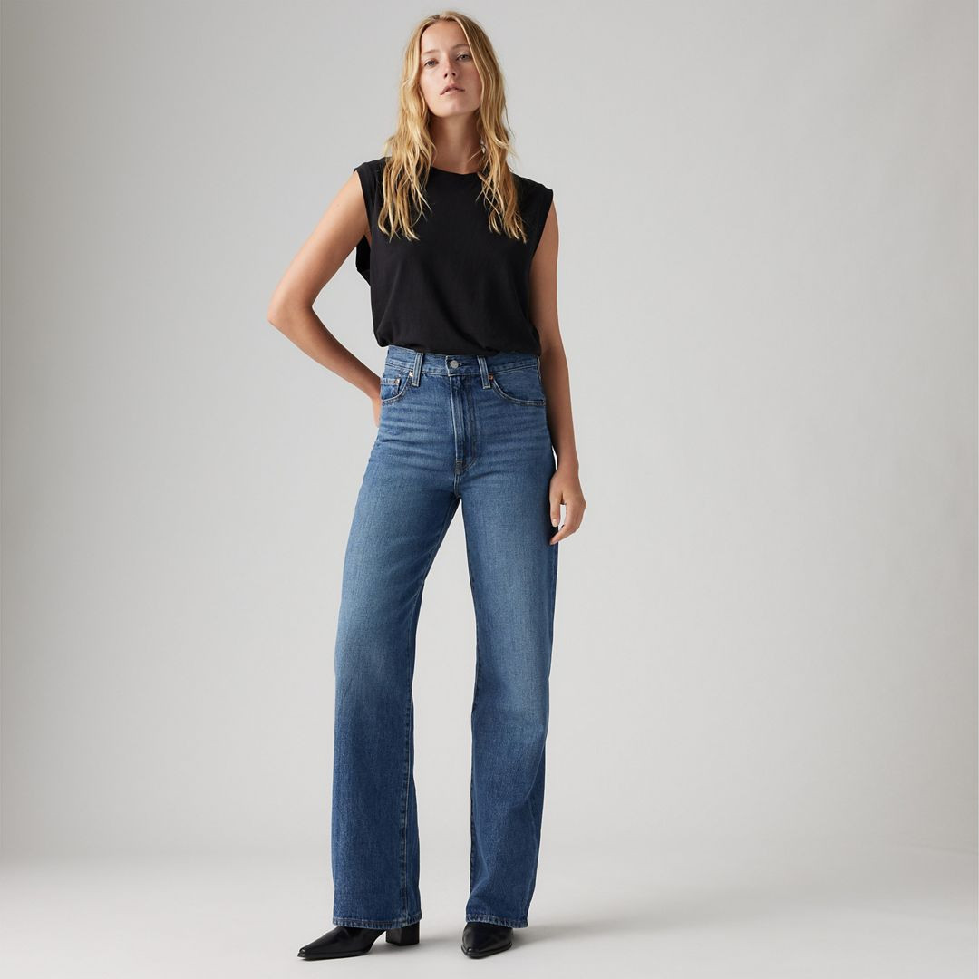 Levi's Ribcage Wide Leg Women's Jeans 29x32 | Levi's US
