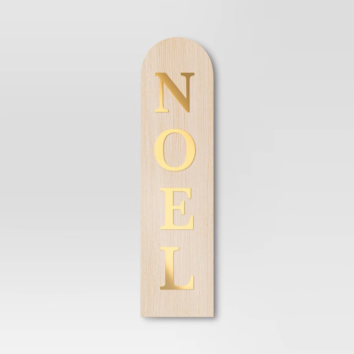 10"x40" Noel Leaner Sign with MDF Gold Letters - Threshold™ | Target