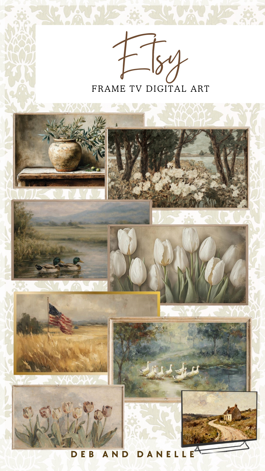 We love updating the digital artwork on our Samsung Frame Tv with seasonal artwork. Here is a round up of Summer-inspired pieces for your Frame TV.  

 #LTKSeasonal #LTKHome