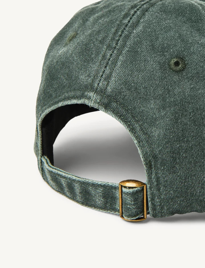 The Cap: Cotton, Dark Green | With Nothing Underneath
