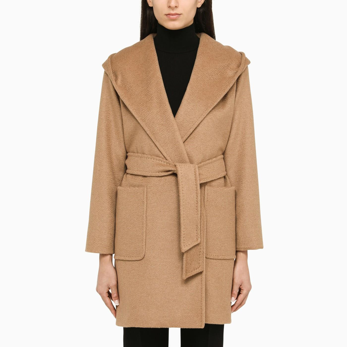 Max Mara Camel Coat With Hood | Italist.com US
