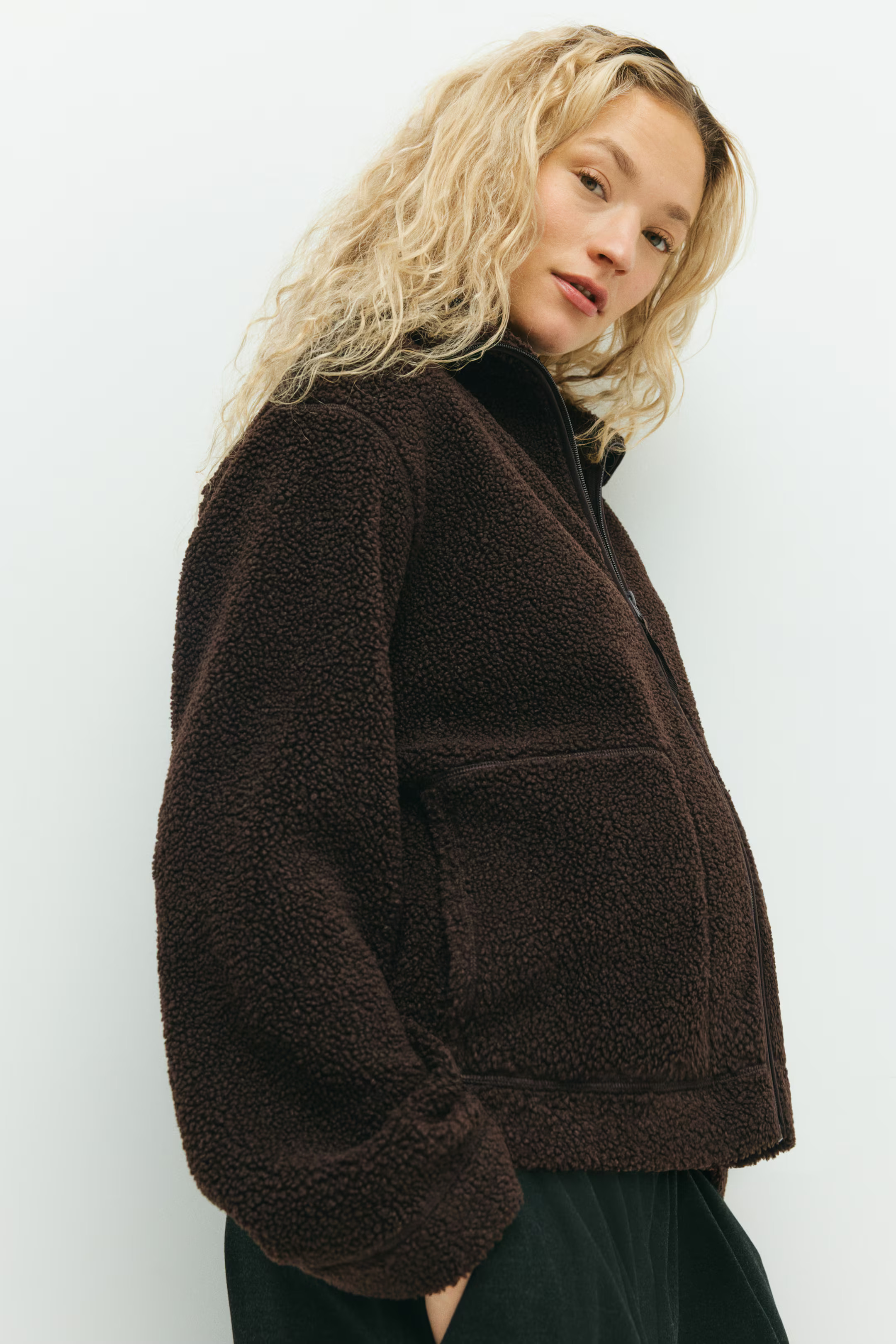 MAMA Teddy Fleece Jacket | H&M (US + CA)