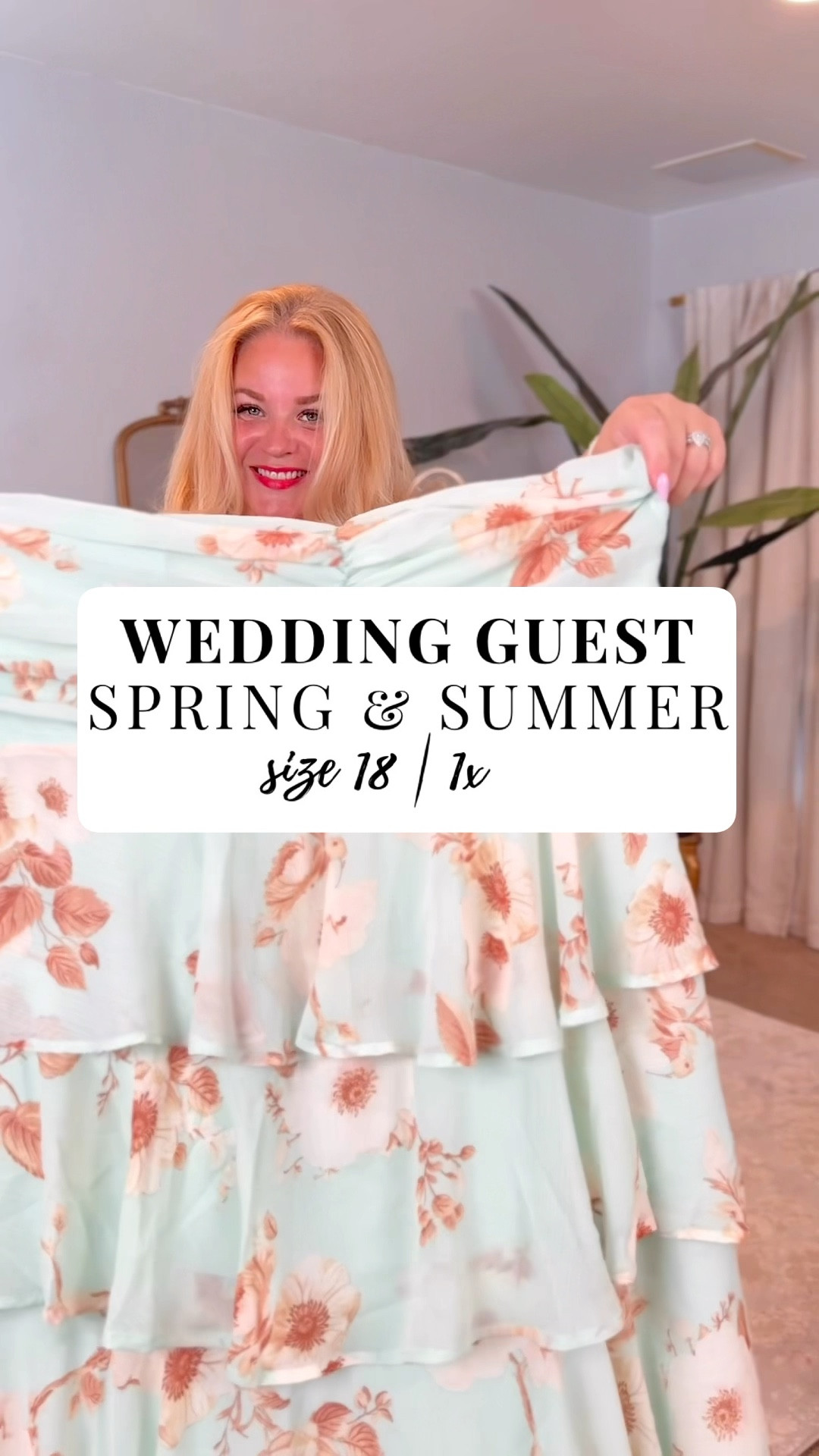 The perfect wedding guest maxi dress that looks a lot more expensive than it is
Wearing 1x no stretch

#LTKPlusSize #LTKFindsUnder50