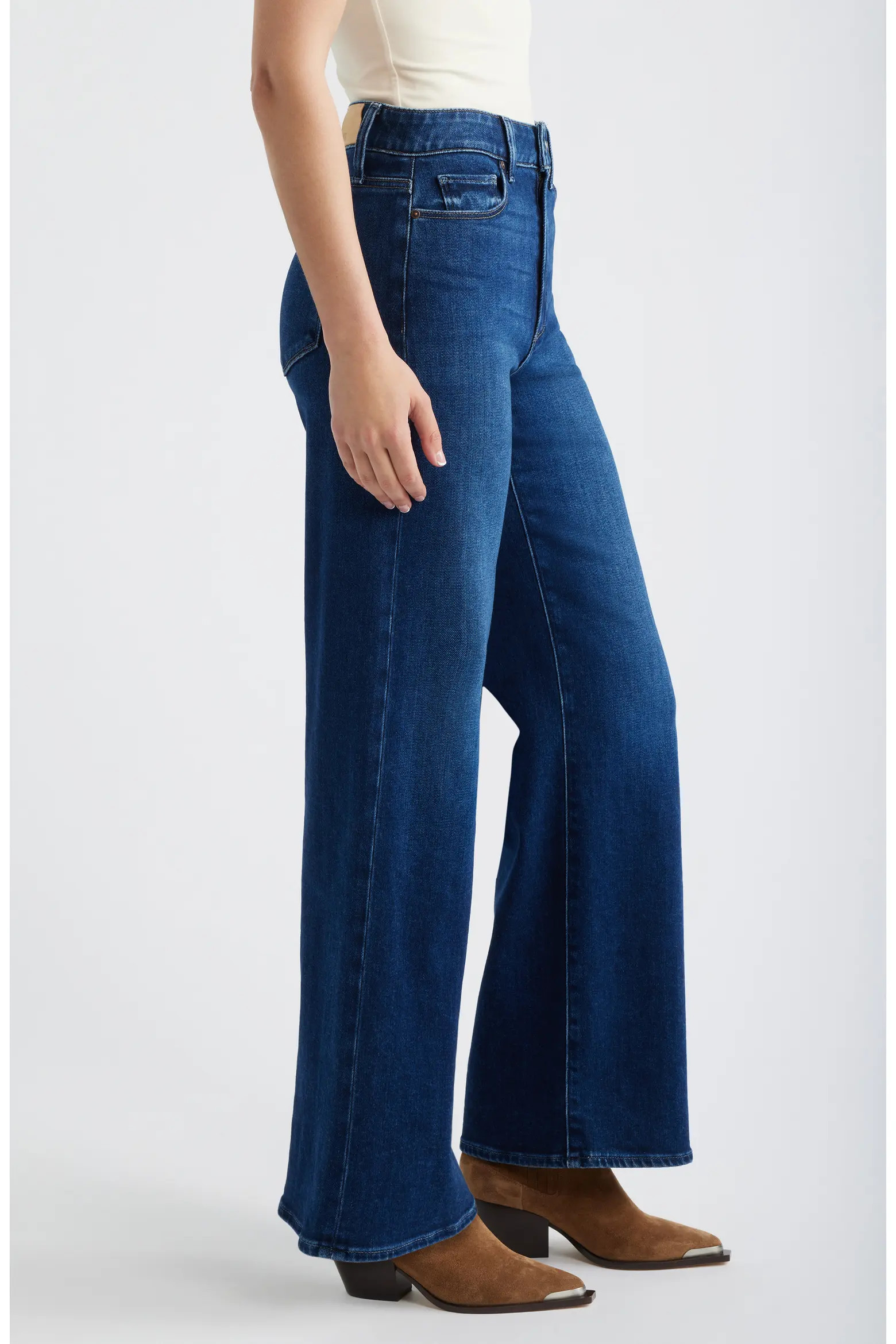 Anessa High Waist Wide Leg Jeans (Women) | Nordstrom | Nordstrom