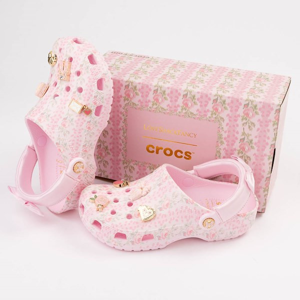 LoveShackFancy x Crocs Classic Clog - Pink Milk | Journeys