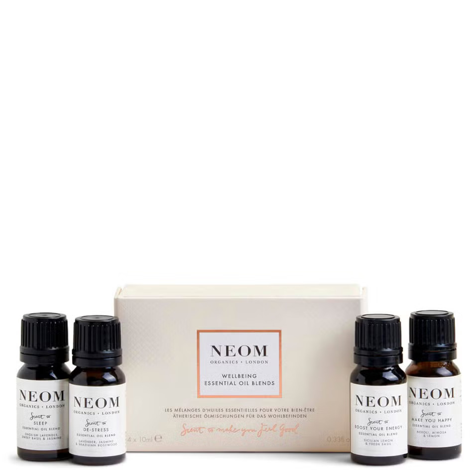 NEOM Wellbeing Essential Oil Blends 4 x 10ml | Look Fantastic (UK)
