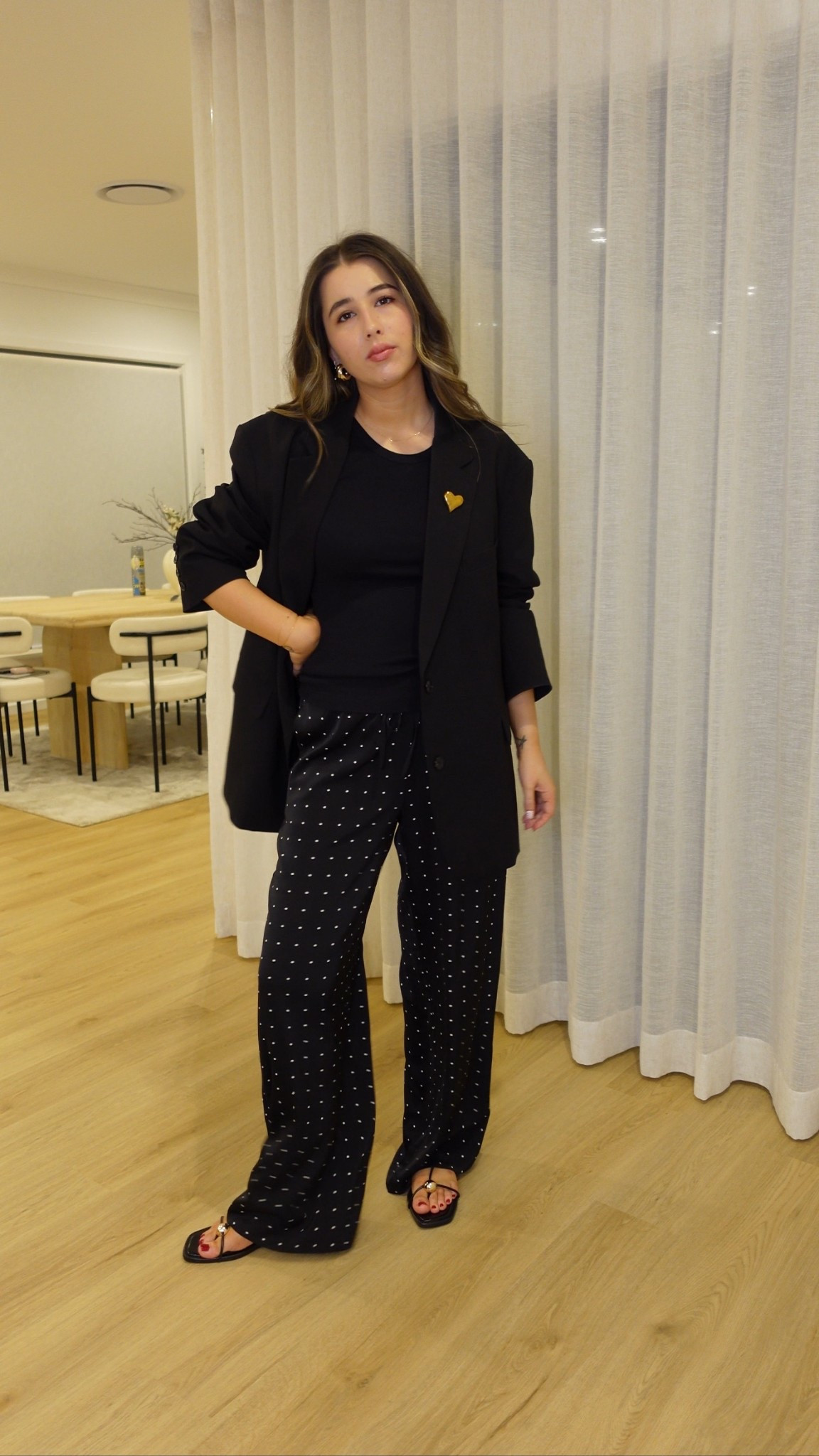 Polka dot pants for the office, easy & chic! 

My blazer is The Frankie Shop bea blazer and I wear an XS. My tank is old H&M and my pants are Kmart in a size 10 xx 

#LTKaustralia