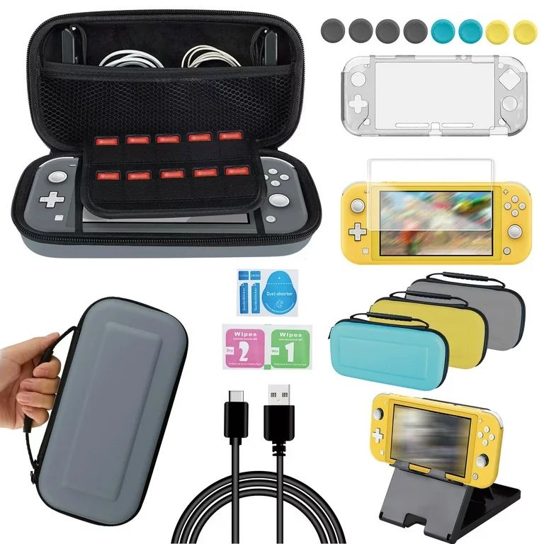 Accessories Kit for Nintendo Switch Lite, EEEkit Accessories Bundle with Carrying Case, Protectiv... | Walmart (US)