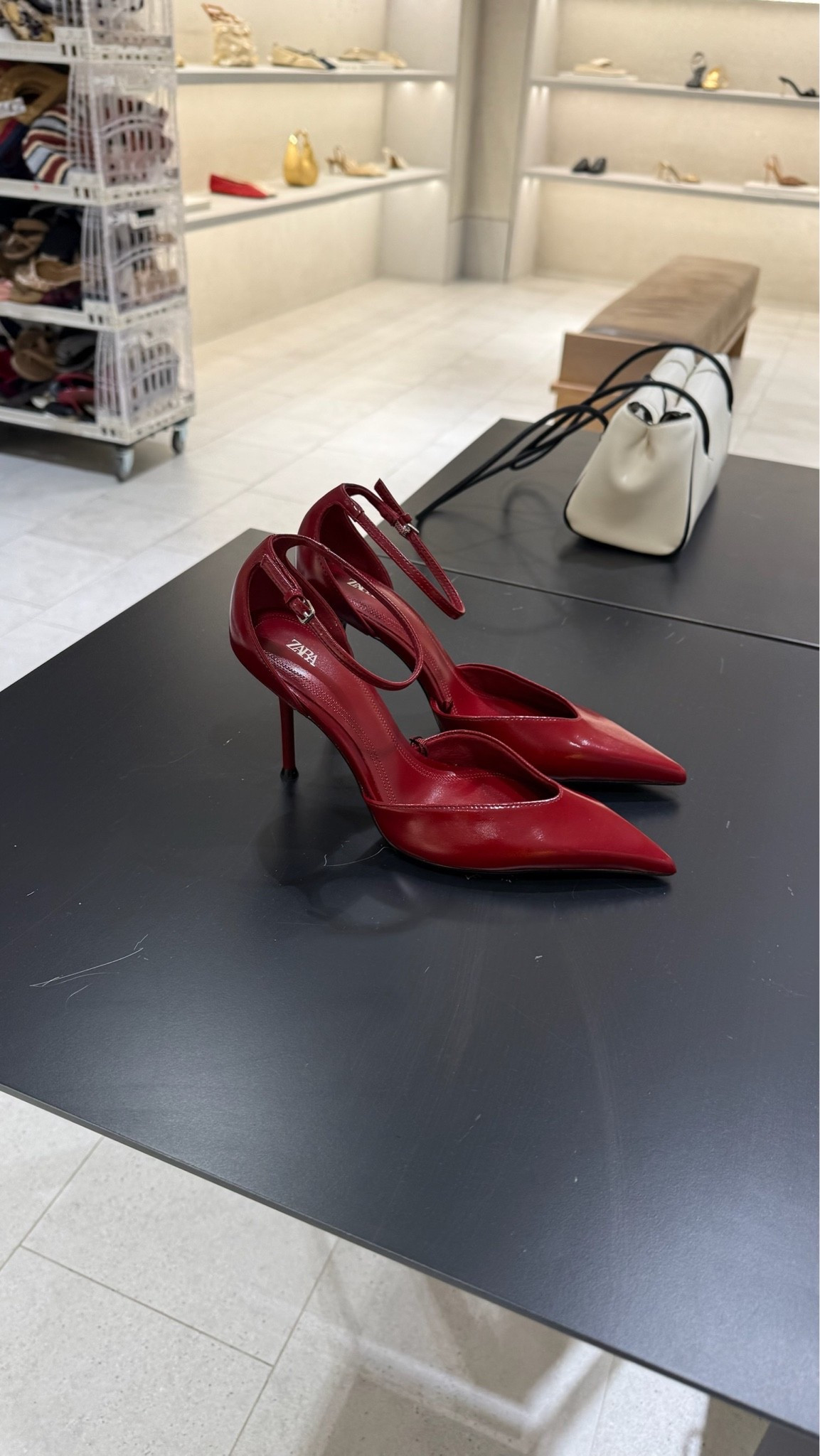 Add a pop of color to your business casual workwear with these red closed toe heels!

#LTKootd