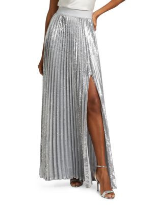 Ivey Sequined Pleated Maxi Skirt | Saks Fifth Avenue OFF 5TH